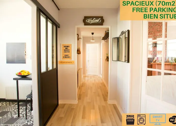 #lindustriochampetre Free Parking, Bien Situé, Spacieux, Proche Clinique Appartamento